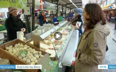 Samedi… C’est jour de marché à Aix-les-Bains !